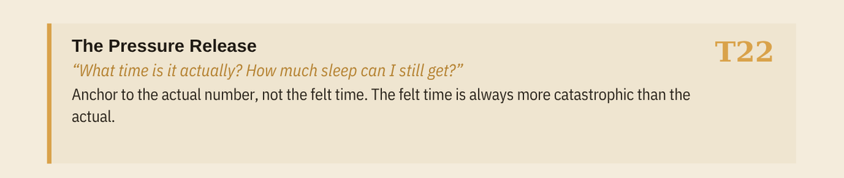 A template card example — T22 The Pressure Release — with prompt, principle, and an example of what one reader wrote.